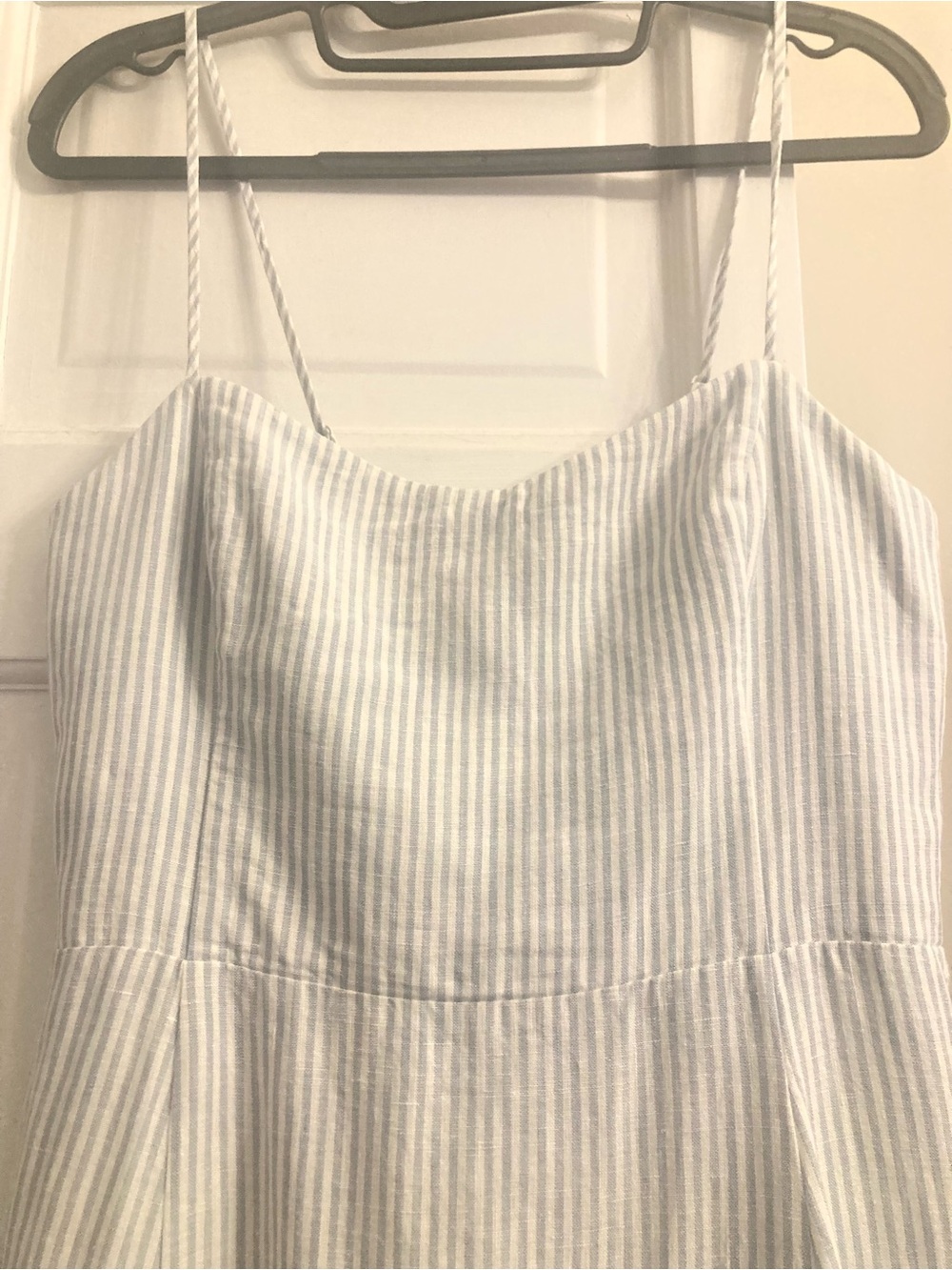 ARITZIA Wilfred “Barrafina” linen Dress light Blue/White Stripes Size 6